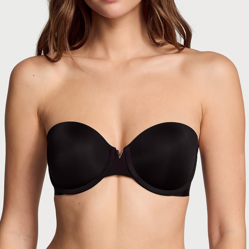 Victoria's Secret Sexy Illusions Black Multiway Strapless Bra